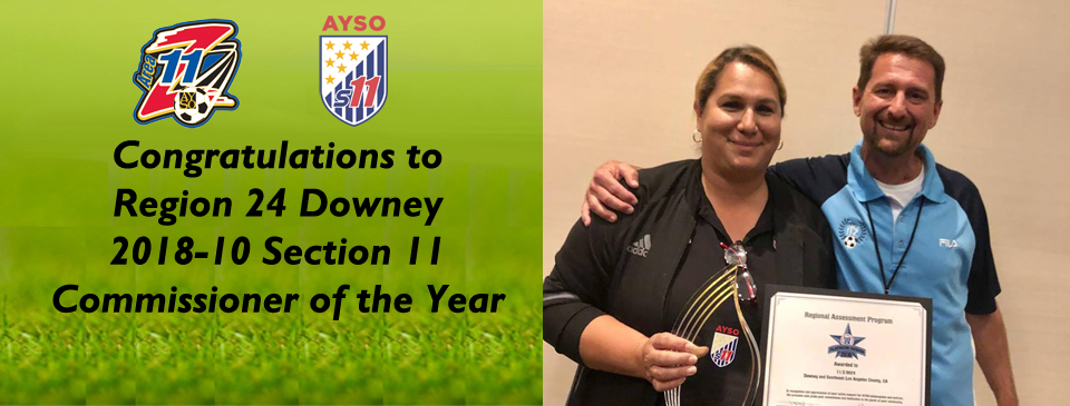 Region 24-Downey S11 Commissioner of the Year