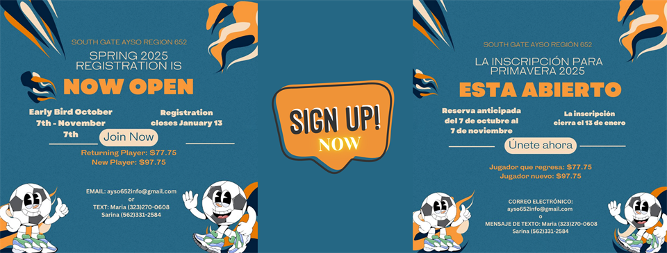 Spring Sign Ups 